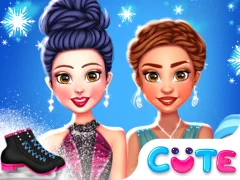 Lojë Princess Winter Ice Skating Outfits në internet