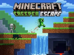 Lojë Minecraft Creeper Escape në internet