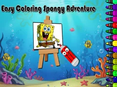 Lojë Easy Coloring Spongy Adventure në internet