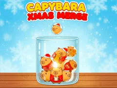 Lojë Capybara Xmas Merge në internet
