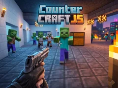 Lojë Counter Craft JS në internet