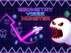 Lojë Geometry Vibes Monster në internet