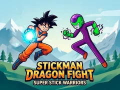 Lojë Stickman Dragon Fight - Super Stick Warriors në internet