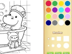 Lojë Cozy Friends Coloring Book for Kids në internet