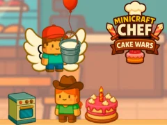 Lojë Minicraft Chef Cake Wars në internet