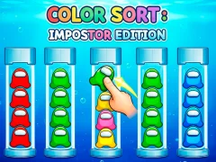 Lojë Color Sort: Impostor Edition në internet