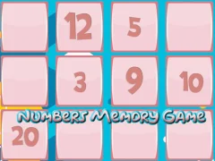 Lojë Memory Game With Numbers në internet