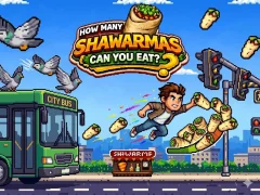 Lojë How Many Shawarmas Can You Eat? në internet