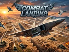 Lojë Combat Landing në internet