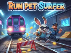 Lojë Run Pet Surfer në internet