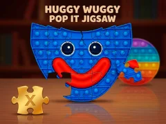 Lojë Huggy Wuggy Pop It Jigsaw në internet