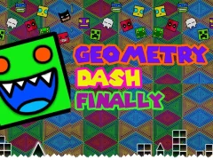 Lojë Geometry Dash Finally në internet