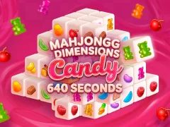 Lojë Mahjongg Dimensions Candy 640 seconds në internet