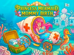 Lojë Princess Mermaid Mommy Birth në internet