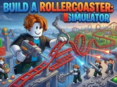 Lojë Build a Rollercoaster: Simulator në internet