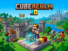 Lojë CubeRealm.io në internet