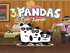 Lojë 3 Pandas In Japan HTML5 në internet