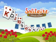 Lojë Solitaire TriPeaks Garden në internet