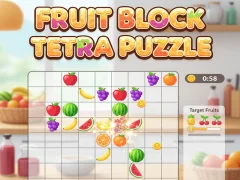 Lojë Fruit Block Tetra Puzzle në internet