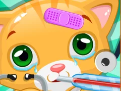 Lojë Little Cat Doctor në internet