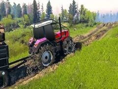 Lojë Real Chain Tractor Towing Train Simulator në internet