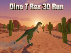 Lojë Dino T Rex 3D Run në internet