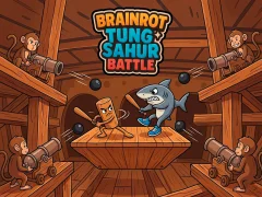 Lojë Brainrot Tung Sahur Battle në internet