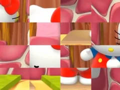 Lojë Hello Kitty Video Puzzle në internet