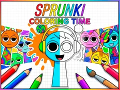 Lojë Sprunki Coloring Time në internet