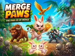 Lojë Merge Paws në internet