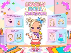 Lojë Lovely Doll Creator në internet