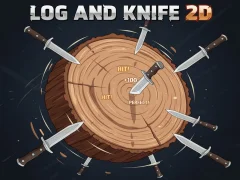 Lojë Log And Knife 2D në internet