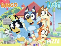Lojë Jigsaw Puzzle: Bluey Credit Card në internet