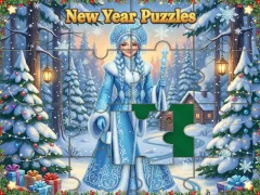 Lojë New Year Puzzles në internet