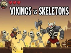 Lojë Vikings Vs Skeletons në internet