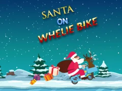 Lojë Santa On Wheelie Bike në internet