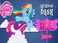 Lojë Rainbow Dash's Cloud Bump në internet