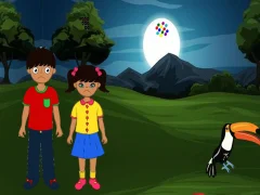 Lojë Siblings Escape From Dark Forest në internet