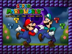 Lojë Super Mario World Legend of the Four Keys në internet