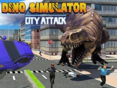 Lojë Dino Simulator City Attack në internet