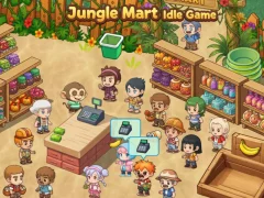 Lojë Jungle Mart idle game në internet
