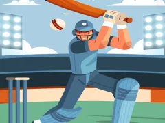 Lojë Pong Cricket në internet