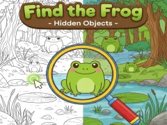 Lojë Find the Frog Hidden Objects në internet