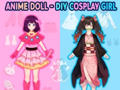 Lojë Anime Doll - DIY Cosplay Girl në internet