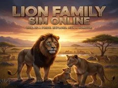 Lojë Lion Family Sim Online në internet