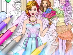 Lojë Wedding Coloring Dress Up në internet