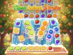 Lojë Tiles: Collect 3 fruits në internet
