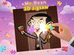 Lojë Mr. Bean 3D Jigsaw në internet