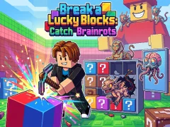 Lojë Break a Lucky Blocks: Catch Brainrots në internet