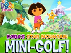 Lojë Dora The explorer Dora's Star Mountain Mini-Golf në internet